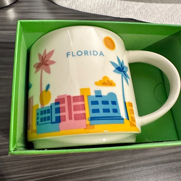 Florida YAH You are Here full size coffee tea mug cup as shown USA - Picture 1 of 3